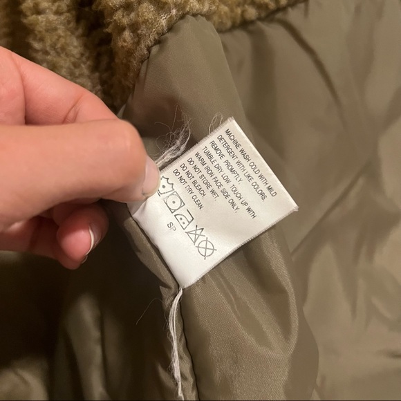 Retro Sherpa Lined Teal and Grey Mens Columbia Parka Jacket - Picture 9 of 10